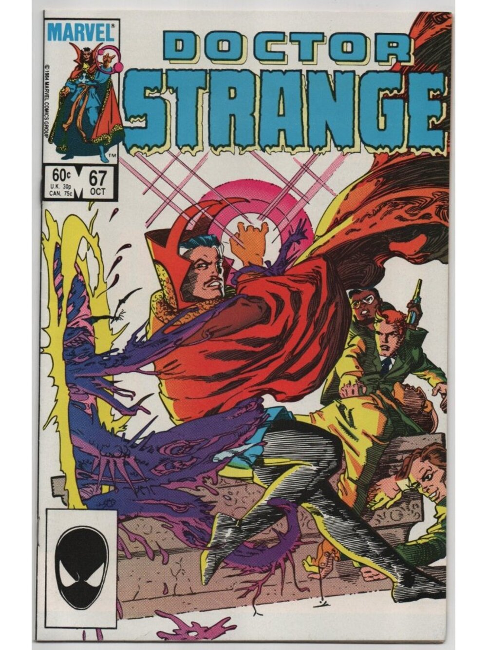 Doctor Strange 67 Marvel Comics 1984 FN+ 6.5 Hannibal King Blade